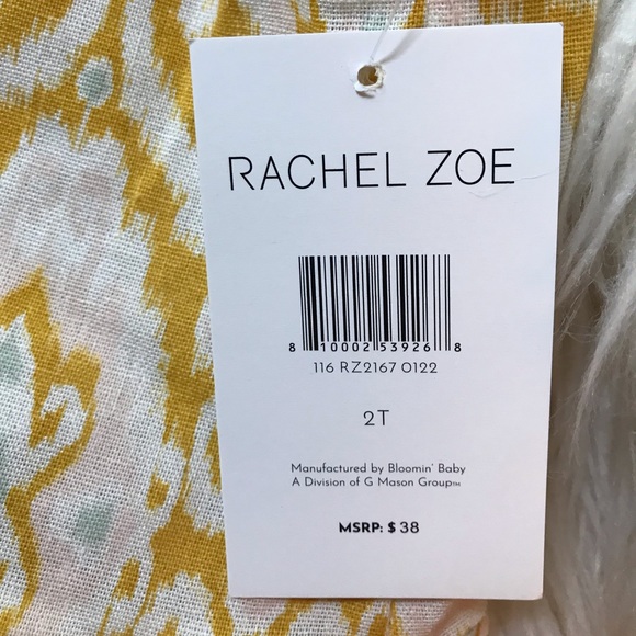 Rachel Zoe Little 2T girls tank and short set - Picture 5 of 8